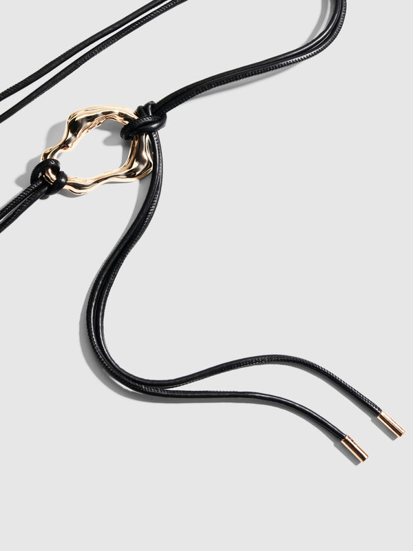 SHEIKE Wabi Sabi Belt Black 1007414 Detail Ghost Image