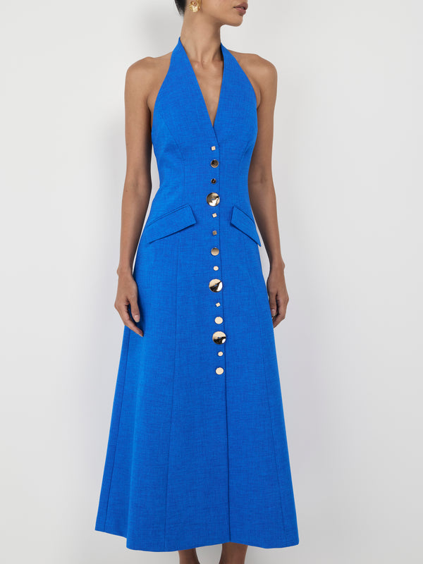 SHEIKE Shai Maxi Dress Blue 1008456 Close Up Image