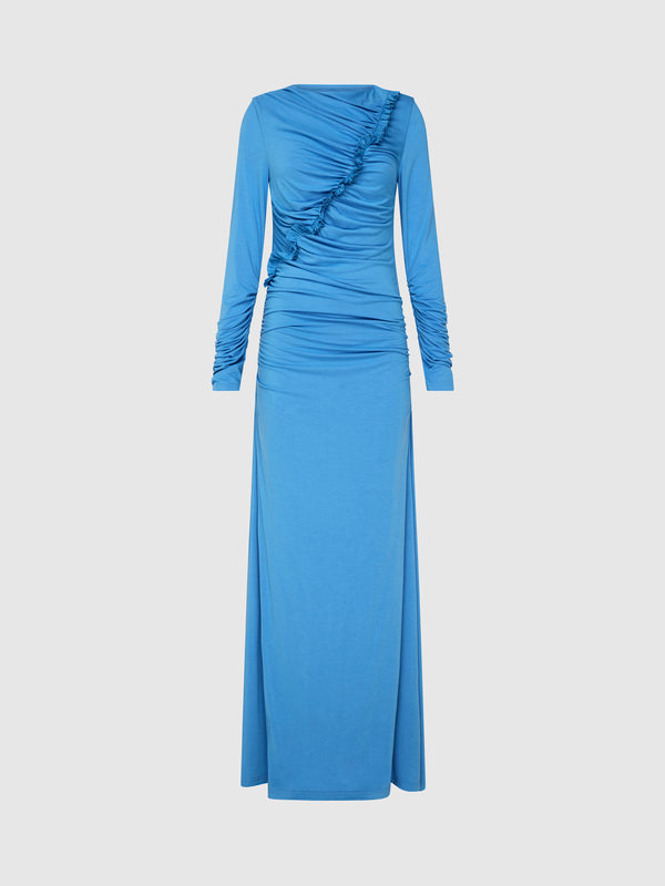 SHEIKE Clemence Maxi Dress Blue 1007485 Ghost Image