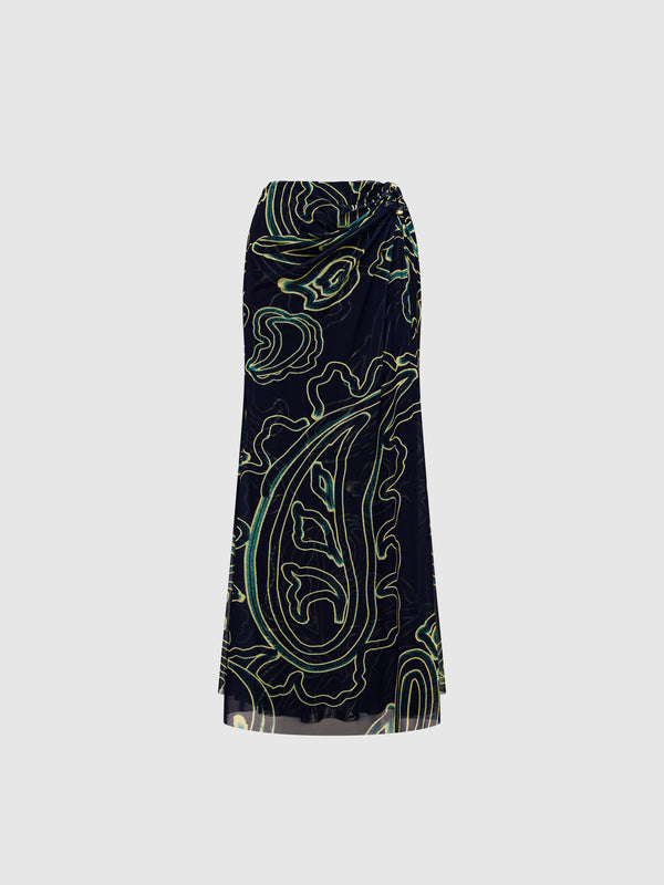 SHEIKE Aurelia Paisley Skirt Print 1007540 Ghost Image