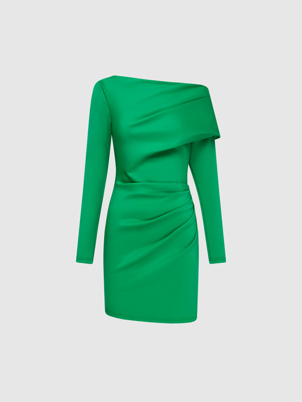 SHEIKE Aida Mini Dress Envy Green 1007606 Ghost Image