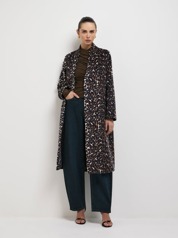 SHEIKE Leopard Coat Leopard 1007637 Front Image Styled