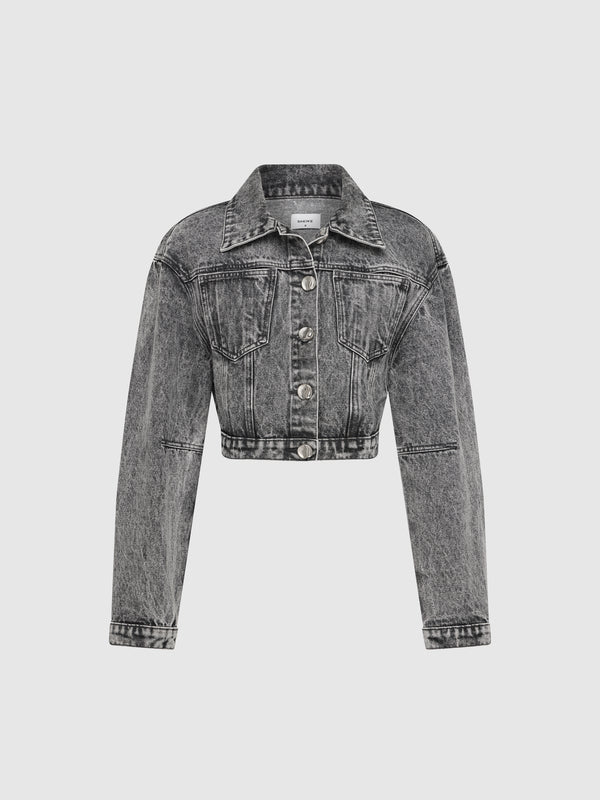SHEIKE Genesis Denim Jacket Grey 1007645 Ghost Image