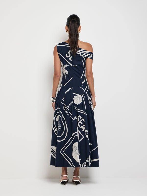 SHEIKE Sea Club Maxi Dress Print 1007648 Back Image