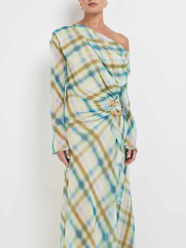 SHEIKE Ada Maxi Dress Check 1007651 Detail Image
