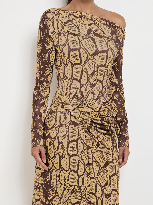 SHEIKE Daphne Midi Dress Animal 1007652 Detail Image