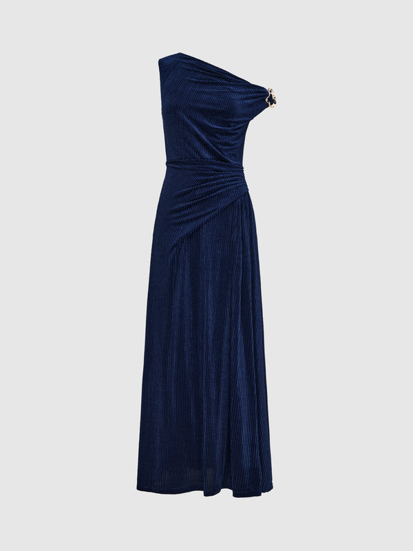 SHEIKE Solace Maxi Dress Navy 1007655 Ghost Image