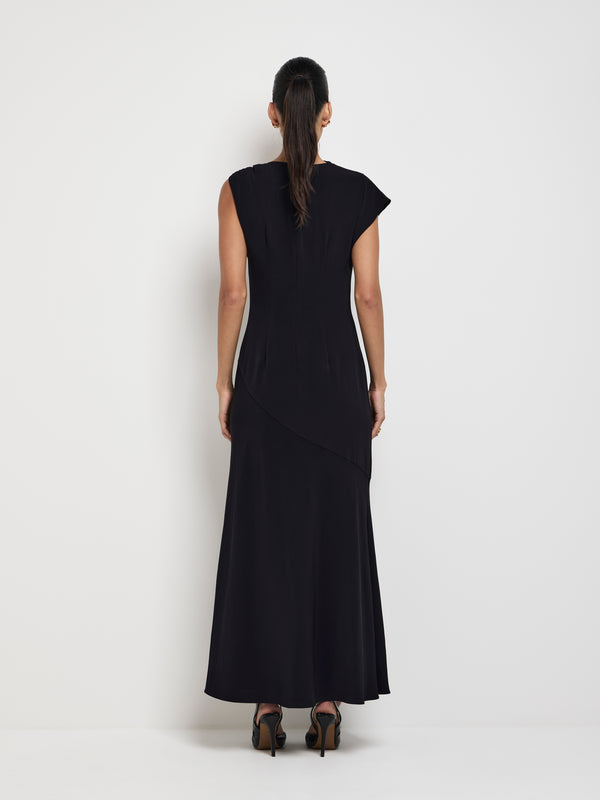 SHEIKE Kenna Maxi Dress Black 1007657 Back Image