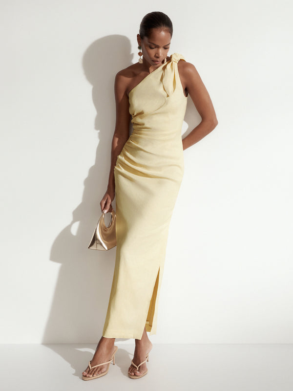 SHEIKE Kennedy Dress Limoncello 1008129 Campaign Image
