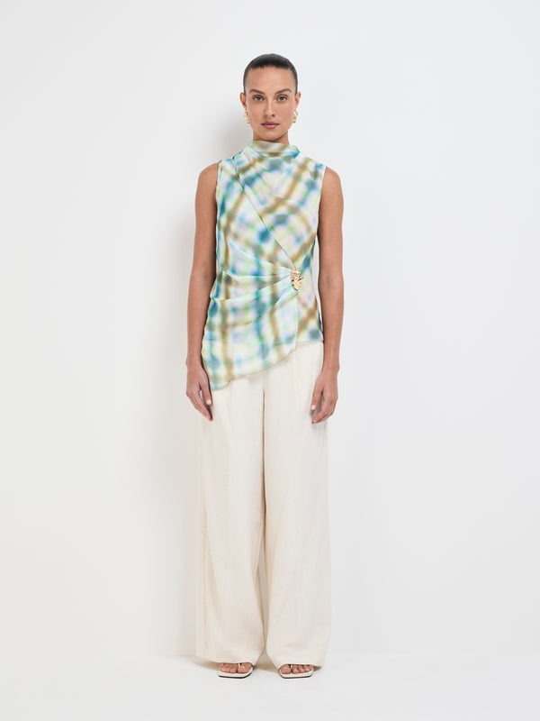 SHEIKE Ada Top Check 1007670 Front Image Styled