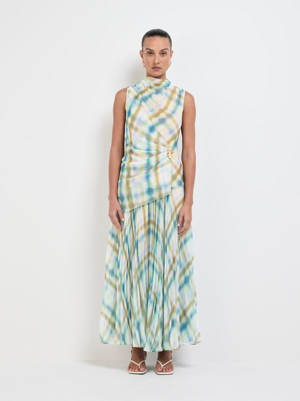 SHEIKE Ada Maxi Skirt Check 1007667 Front Image