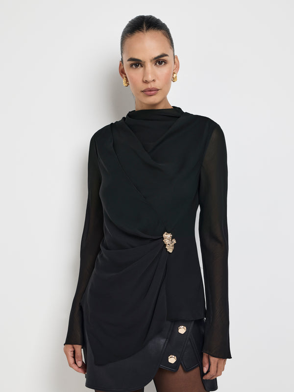 SHEIKE Mara Top Black 1007672 Detail Image