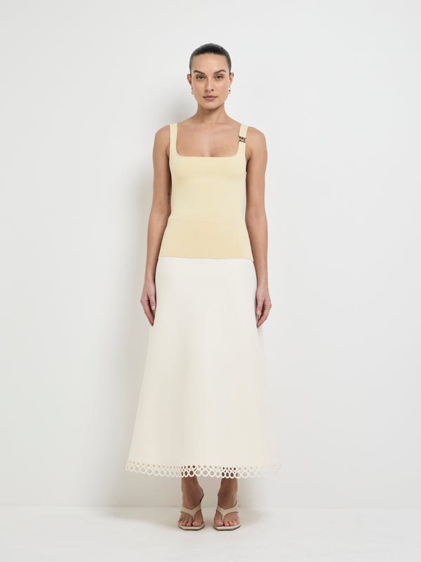 SHEIKE Stephanie Skirt Ivory 1007673 Front On Image