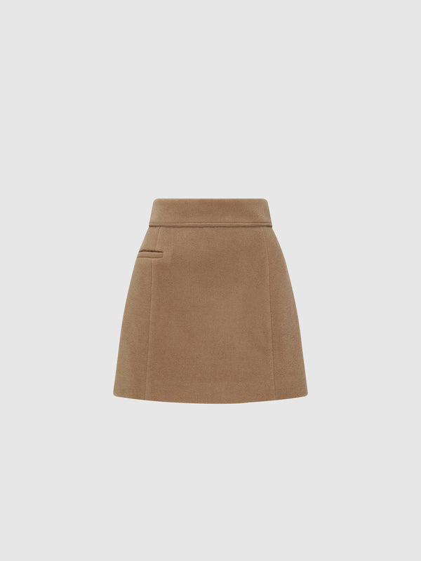 SHEIKE Alina Mini Skirt Camel 1007687 Ghost Image