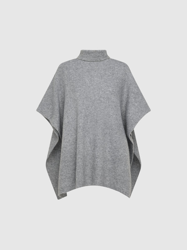 SHEIKE Eloise Poncho Light Grey 1007746 Ghost Image