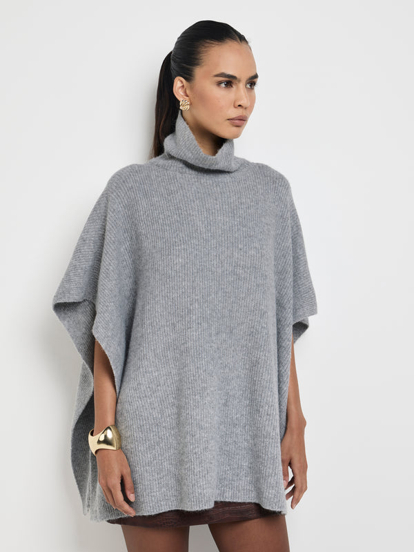 Size8 SHEIKE Eloise Poncho Light Grey 1007746 Detail Image