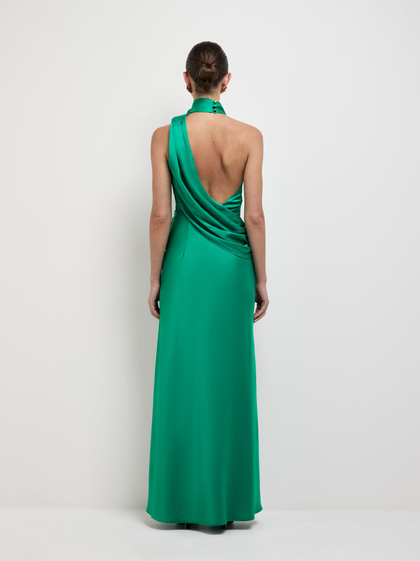 SHEIKE Venus Maxi Dress Jade 1007759 Back Image