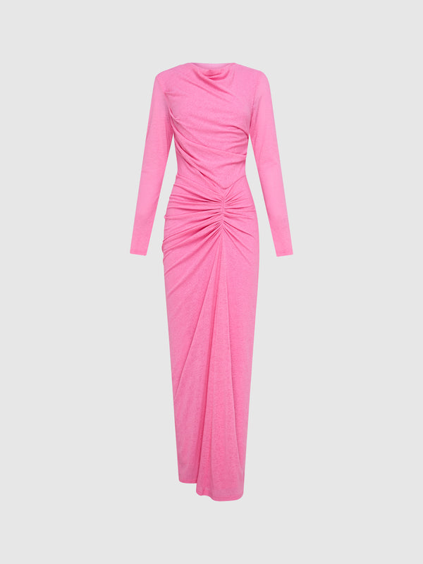 SHEIKE Sophia Midi Dress Pink 1007791 Ghost Image