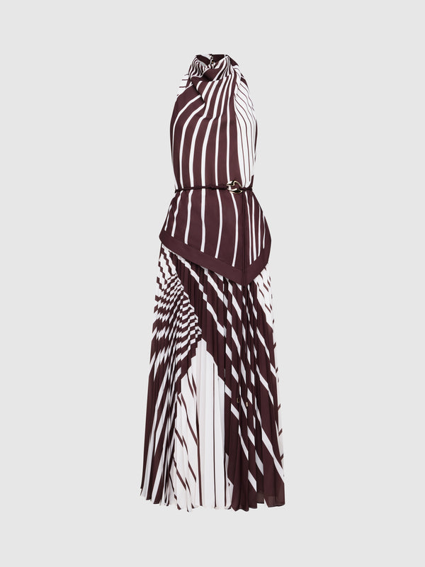 SHEIKE Montmartre Strip Maxi Dress Print 1007792 Ghost Image