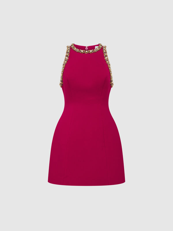 SHEIKE Celine Mini Dress Raspberry 1007793 Ghost Image