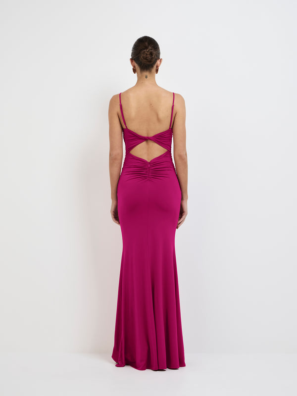 SHEIKE Chloe Gown Raspberry 1007794 Back Image