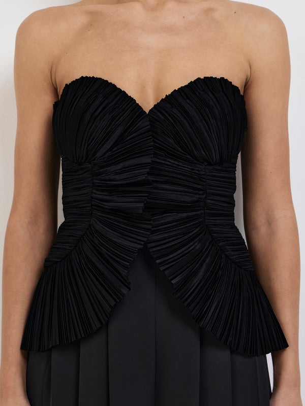 SHEIKE Soraya Bustier Black 1007806 Fabric Swatch Image