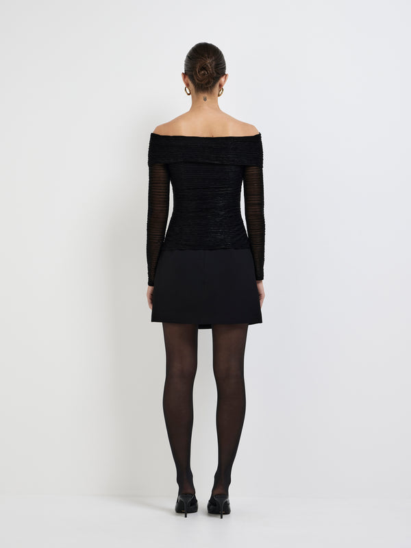 SHEIKE Josephine Top Black 1007809 Back Image