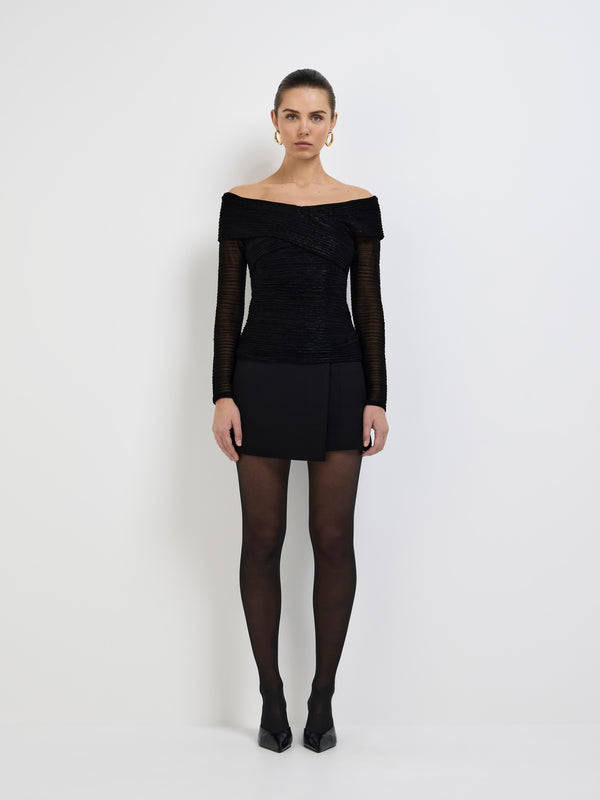 SHEIKE Josephine Top Black 1007809 Front Image