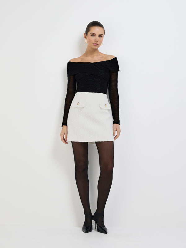 SHEIKE Josephine Top Black 1007809 Front Styled Image