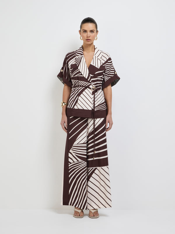 SHEIKE Montmartre Stripe Pant Print 1007814 Front Styled Image