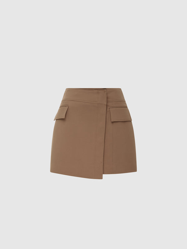 SHEIKE Holly Mini Skirt Tan 1007828 Ghost Image