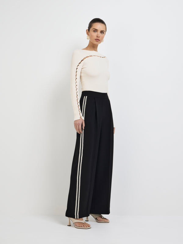SHEIKE Clara Pant Black 1007830 Front Styled Image