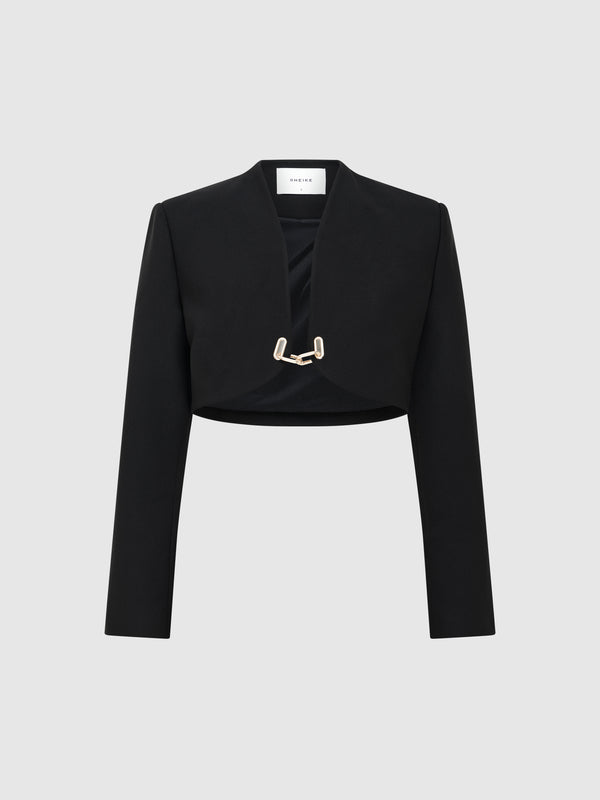SHEIKE Serena Cropped Jacket Black 1007835 Ghost Image