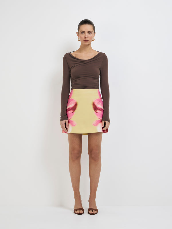 SHEIKE Martina Top Chocolate 1007815 Front Styled Image