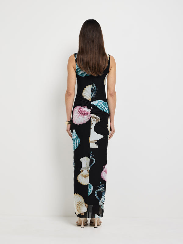 SHEIKE Penelope Mesh Dress Seascape 1007851 Back Image