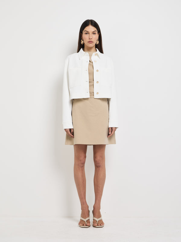 SHEIKE Atomic Jacket Ivory 1007855 Front Styled Image