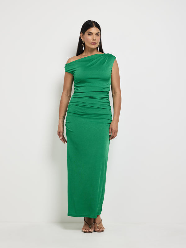 Size12 SHEIKE Demi Maxi Dress Green 1007883 Front Image