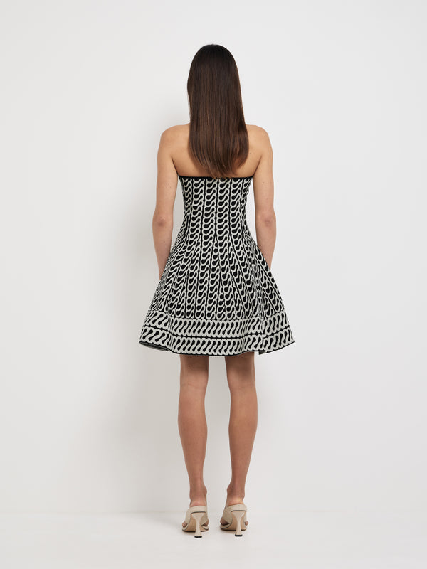 SHEIKE Isla Mini Dress Geo Print 1007895 Back Image