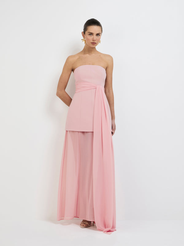 SHIEKE Marissa Dress Pink 1007926 Front Style Image