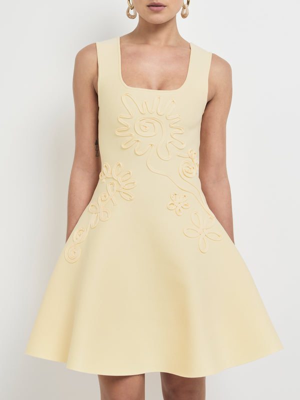 SHEIKE Caroline Mini Dress Limonchello 1007968 Detail Image