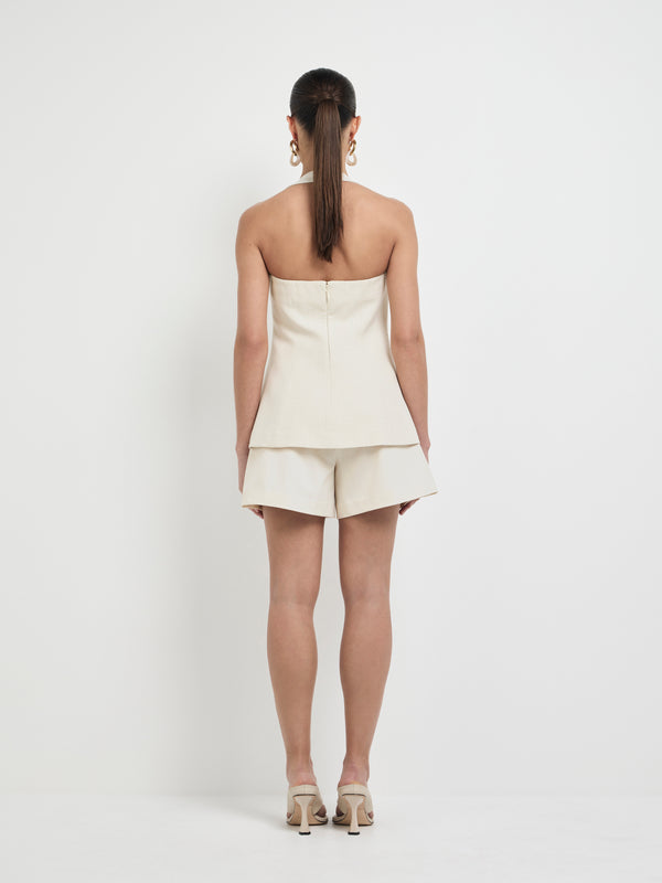 SHEIKE Carmen Top Ecru 1007971 Back Image