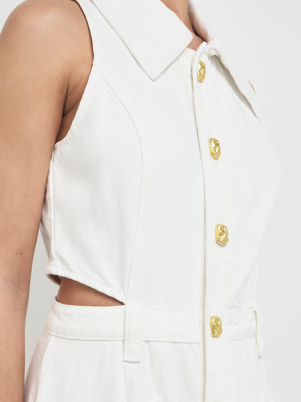 SHEIKE Maeve Denim Dress White 1007976 Fabric Image