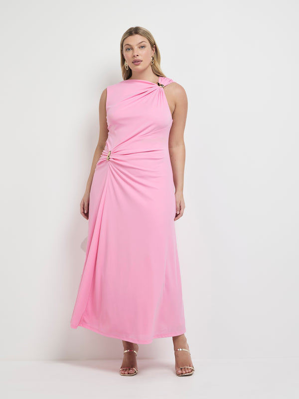 Size16 SHEIKE Xanthe Maxi Dress Pink 1007980 Front Image