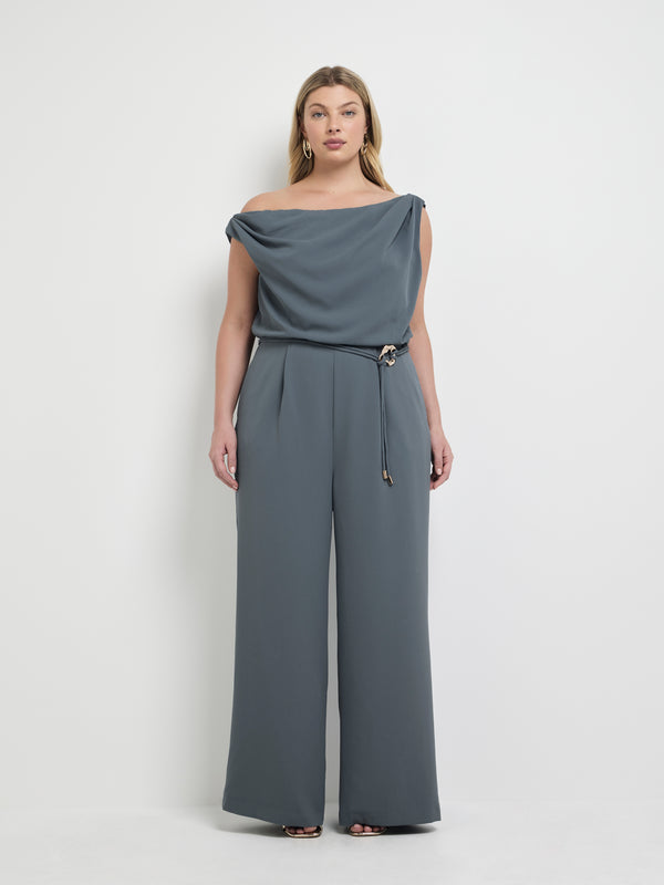 Size16 SHEIKE Adeline Jumpsuit Anthracite 1007983 Front Image