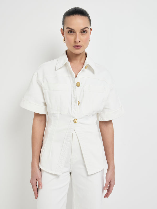 Size8 SHEIKE Esme Shirt White 1007984 Detail Image