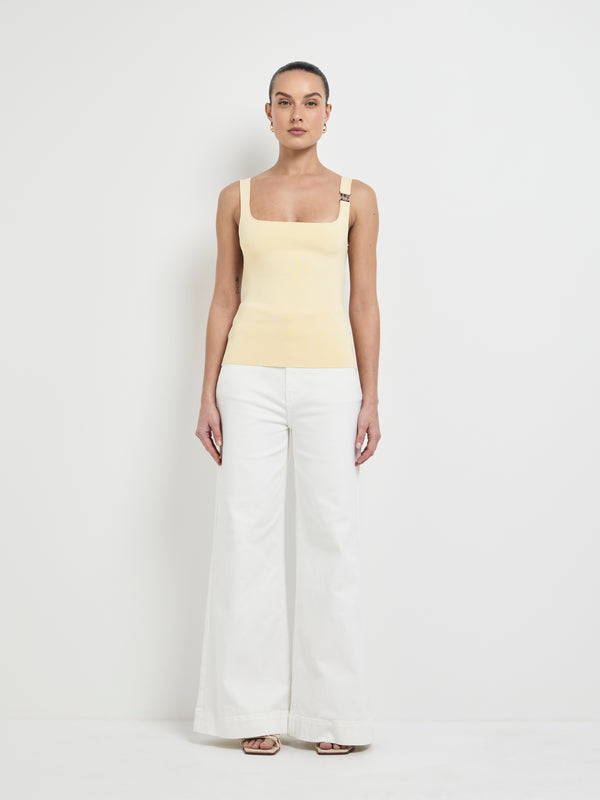 SHEIKE Nicolette Knit Top Limoncello 1008019 Front Image