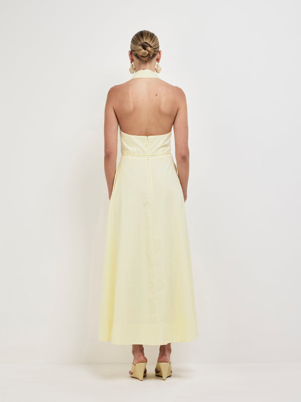 SHEIKE Provence Maxi Dress Limoncello 1008028 Back Image