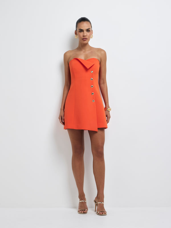 SHEIKE Elle Mini Dress Orange 1008061 Front Image