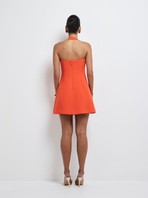 SHEIKE Elle Mini Dress Orange 1008061 Back Image