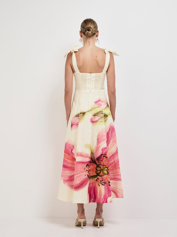 SHEIKE Poppy Midi Dress Floral 1008063 Back Image
